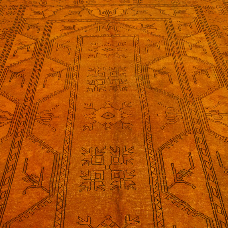 Alfombra Turca Vintage Sobre-teñida - 200 cm x 300 cm - K0089702