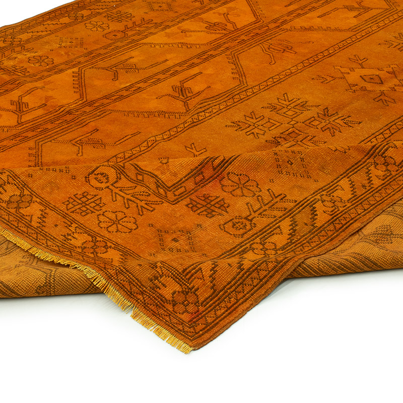 Alfombra Turca Vintage Sobre-teñida - 200 cm x 300 cm - K0089702