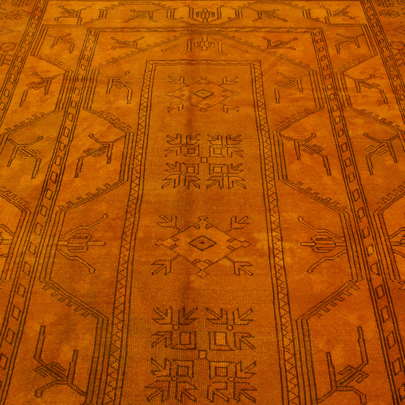 Alfombra Turca Vintage Sobre-teñida - 200 cm x 300 cm - K0089702