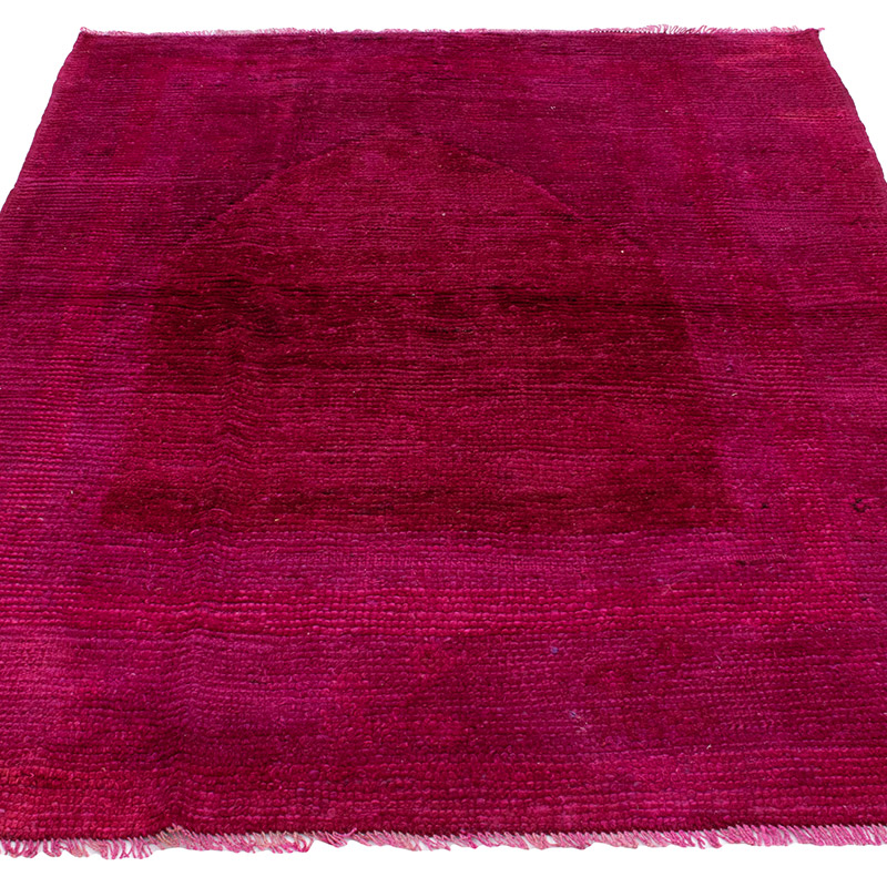 Alfombra Turca Vintage Sobre-teñida - 113 cm x 158 cm - K0089707