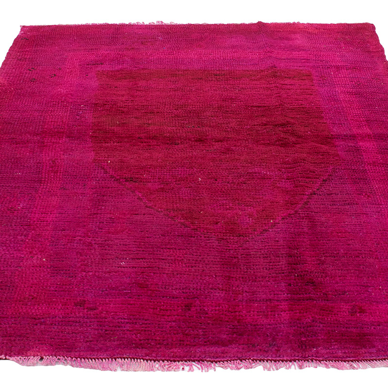 Alfombra Turca Vintage Sobre-teñida - 113 cm x 158 cm - K0089707