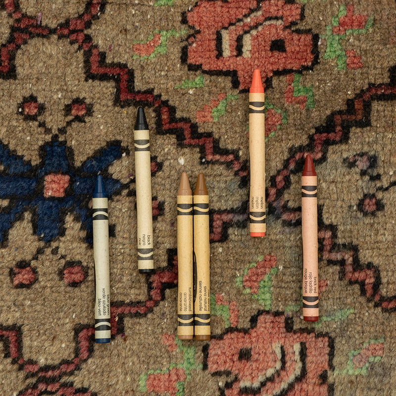 Alfombra Vintage Turca Anudada a Mano - 136 cm x 228 cm - K0089708