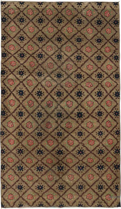 El Dokuma Vintage Halı - 136 cm x 228 cm