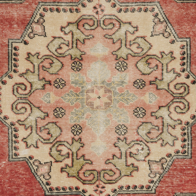 Vintage Turkish Hand-Knotted Rug - 4' 6" x 7' 5" (54" x 89") - K0089710