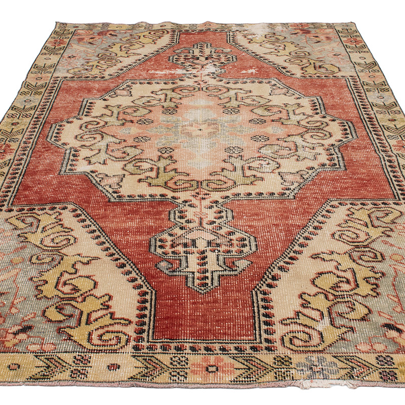 Vintage Turkish Hand-Knotted Rug - 4' 6" x 7' 5" (54" x 89") - K0089710