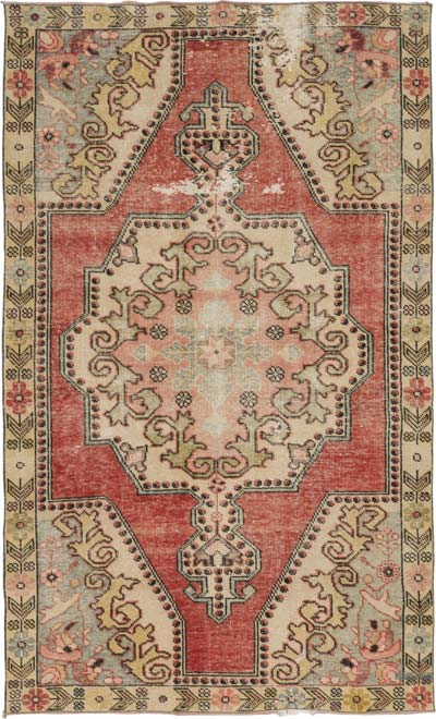 El Dokuma Vintage Hali - 138 cm x 227 cm
