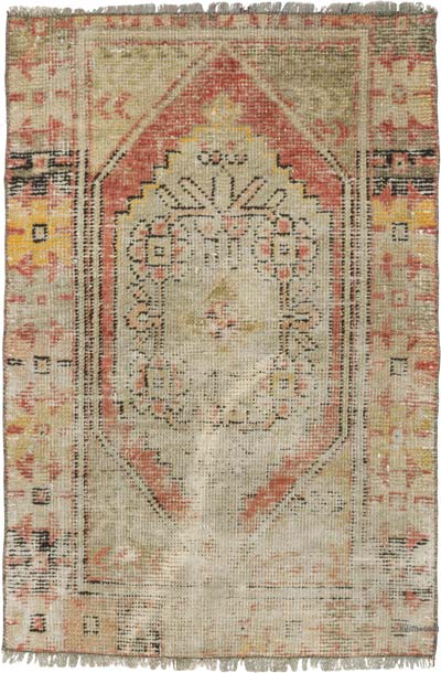 El Dokuma Vintage Halı - 78 cm x 115 cm