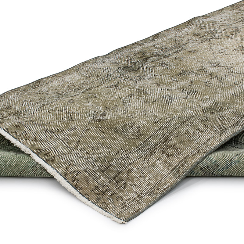 Over-dyed Vintage Hand-Knotted Turkish Rug - 3' 5" x 5' 7" (41" x 67") - K0089716