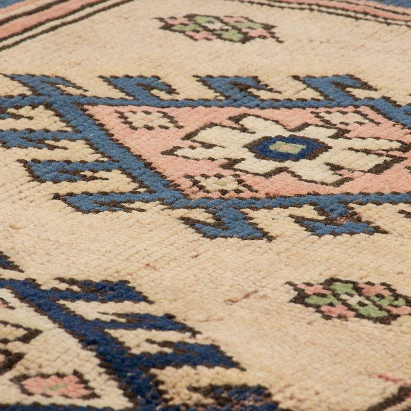 Vintage Turkish Hand-Knotted Rug - 2' 9" x 4' 2" (33" x 50") - K0089717