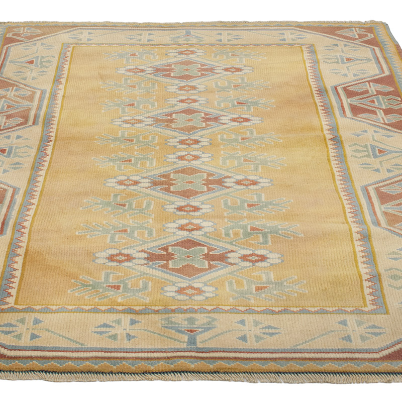 Vintage Turkish Hand-Knotted Rug - 3' 10" x 5' 1" (46" x 61") - K0089718