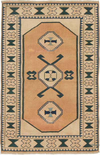 El Dokuma Vintage Halı - 116 cm x 175 cm