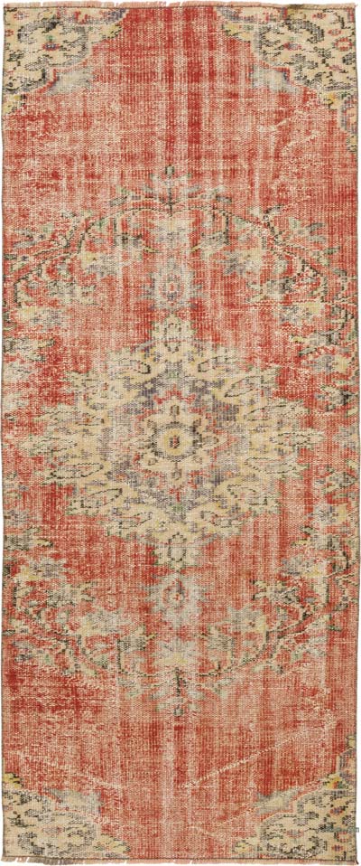 El Dokuma Vintage Halı - 100 cm x 231 cm