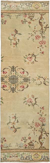 Vintage Anadolu Yolluk - 87 cm x 282 cm