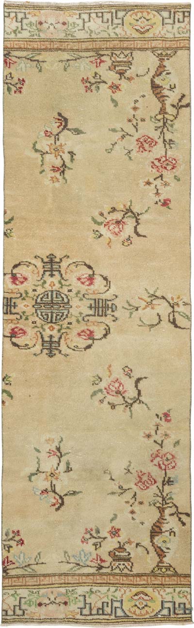 Vintage Anadolu Yolluk - 87 cm x 282 cm