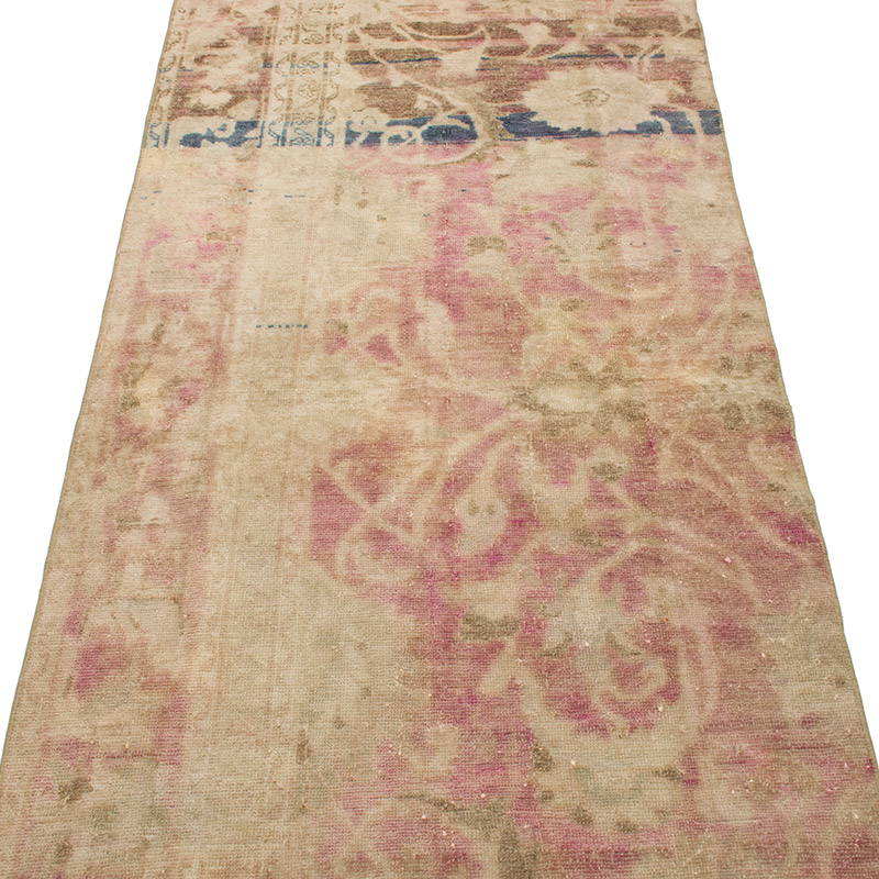 Vintage Turkish Hand-Knotted Runner - 3'  x 9' 6" (36" x 114") - K0089742