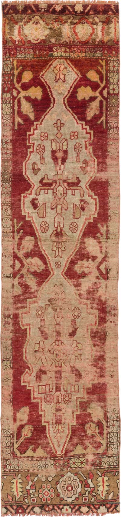 Vintage Anadolu Yolluk - 68 cm x 277 cm