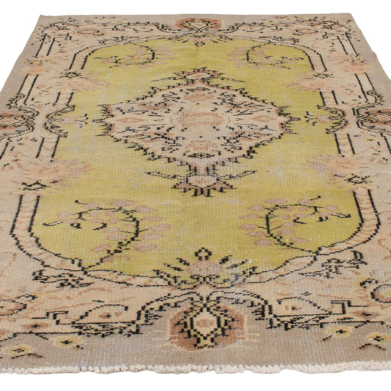 El Dokuma Vintage Halı - 147 cm x 242 cm - K0089749