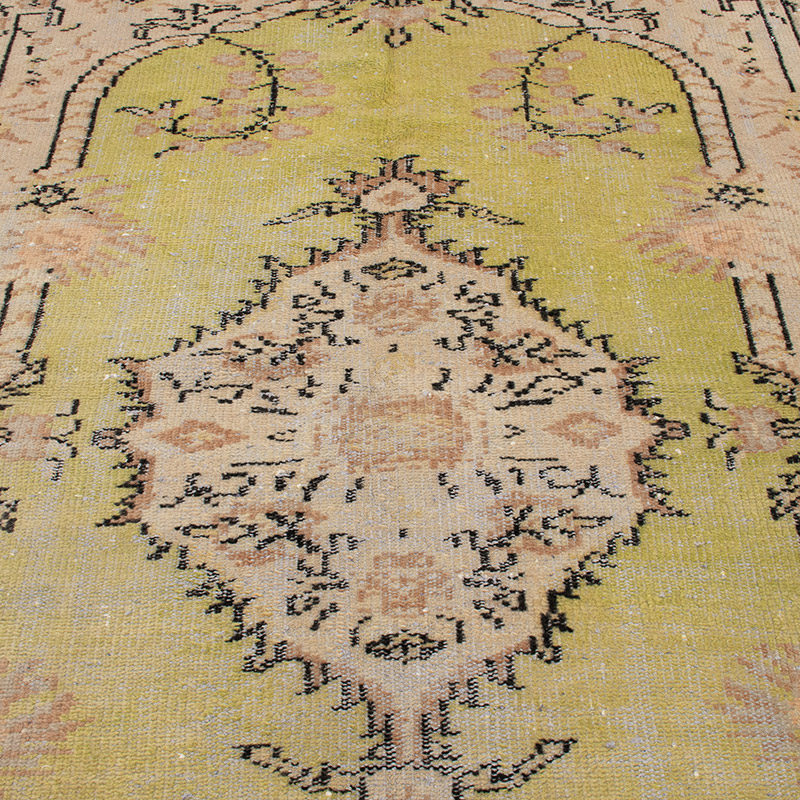 El Dokuma Vintage Halı - 147 cm x 242 cm - K0089749