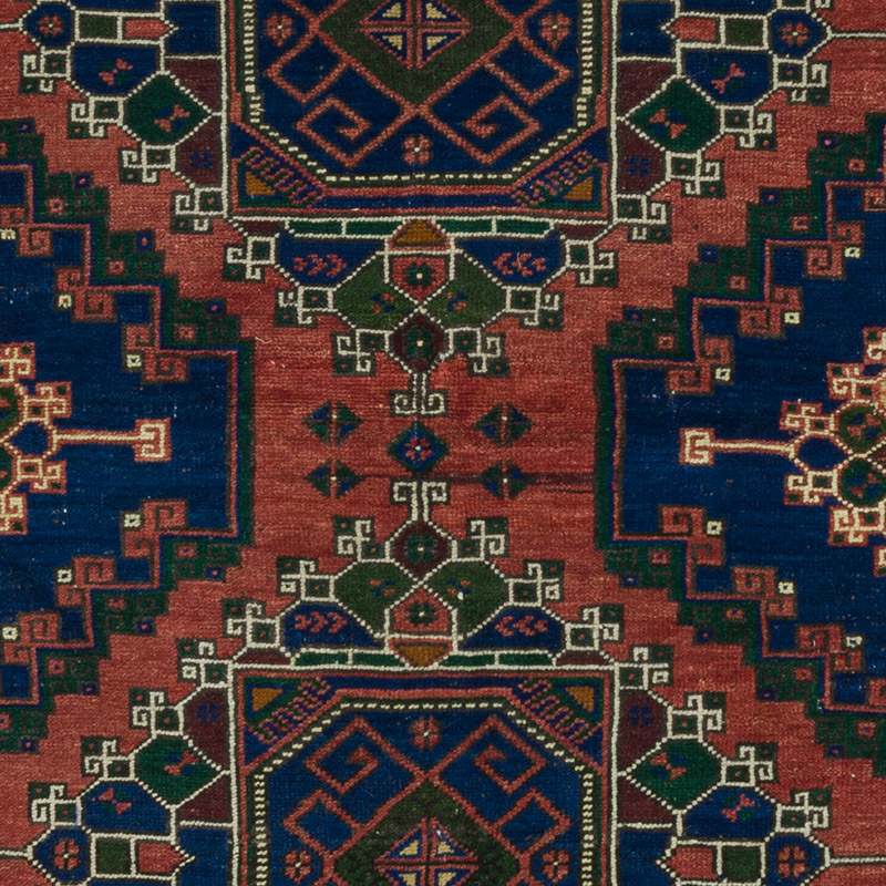 Vintage Turkish Hand-Knotted Rug - 4' 1" x 7' 6" (49" x 90") - K0089754