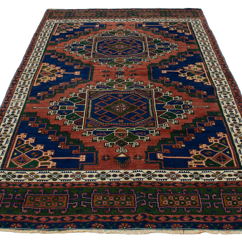 Vintage Turkish Hand-Knotted Rug - 4' 1" x 7' 6" (49" x 90") - K0089754