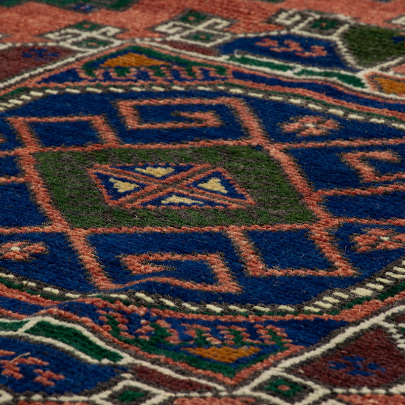 Vintage Turkish Hand-Knotted Rug - 4' 1" x 7' 6" (49" x 90") - K0089754