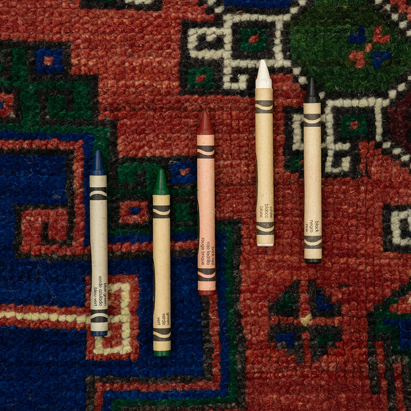 Vintage Turkish Hand-Knotted Rug - 4' 1" x 7' 6" (49" x 90") - K0089754