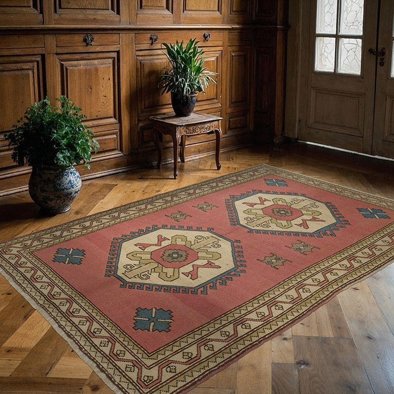 El Dokuma Vintage Hali - 157 cm x 226 cm - K0089756