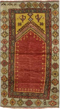 El Dokuma Vintage Hali - 106 cm x 186 cm