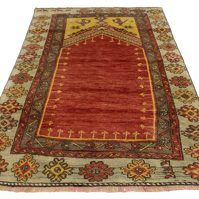 El Dokuma Vintage Hali - 106 cm x 186 cm - K0089758