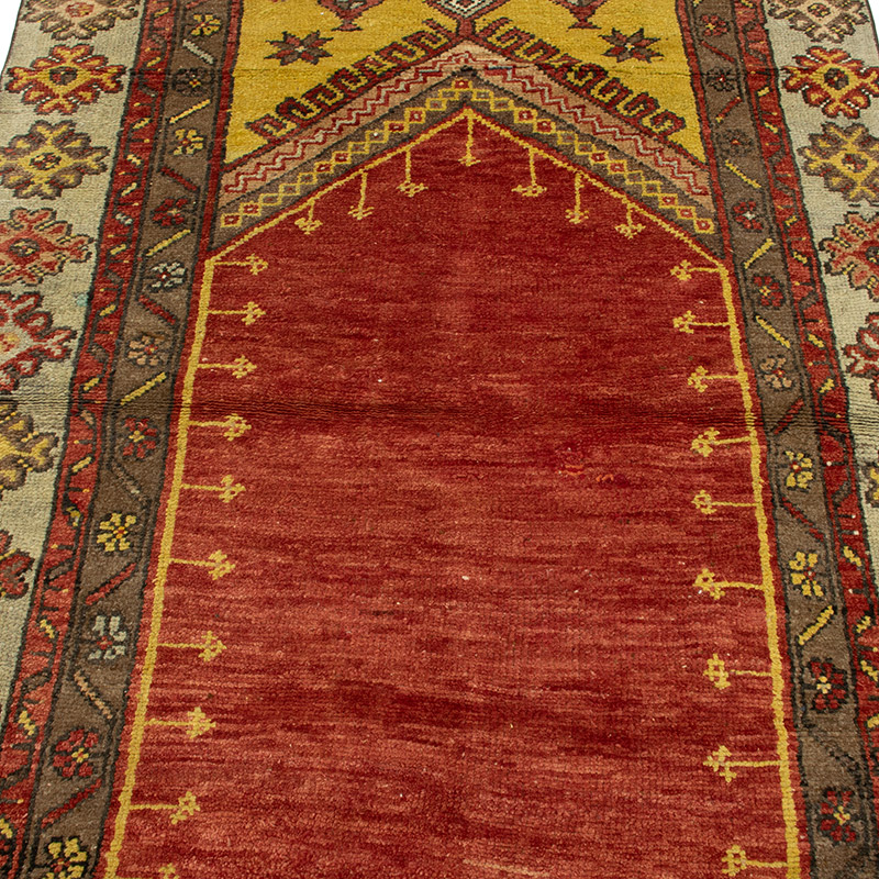 El Dokuma Vintage Hali - 106 cm x 186 cm - K0089758