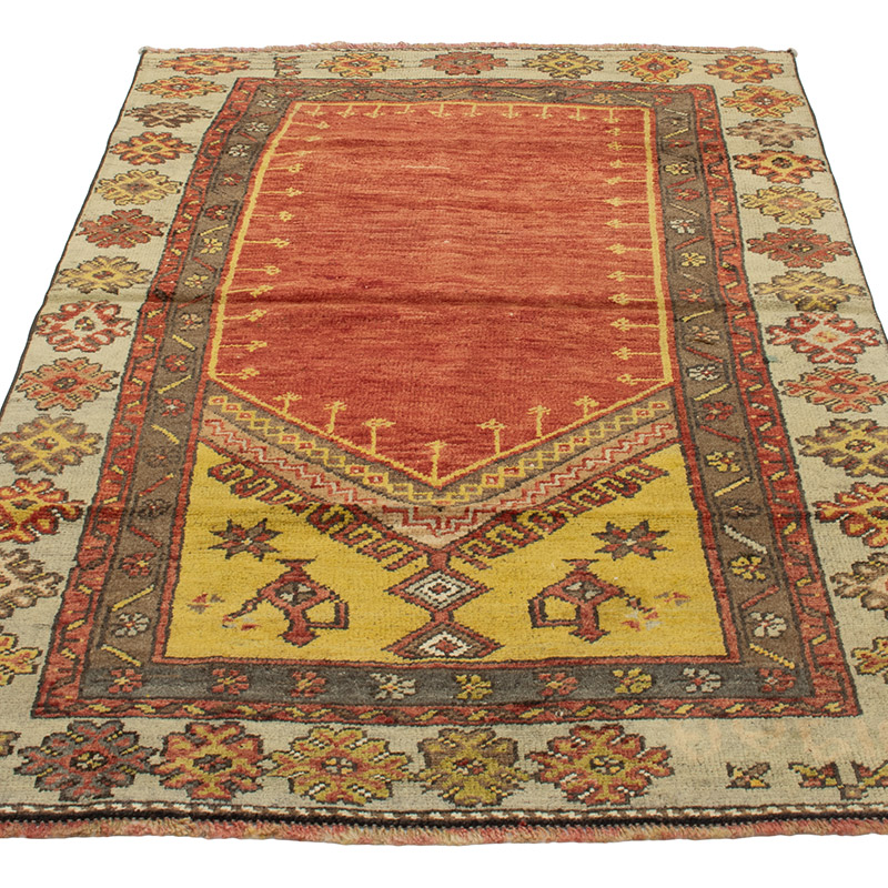 El Dokuma Vintage Hali - 106 cm x 186 cm - K0089758