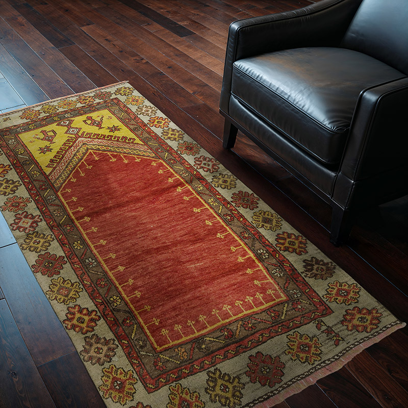 El Dokuma Vintage Hali - 106 cm x 186 cm - K0089758