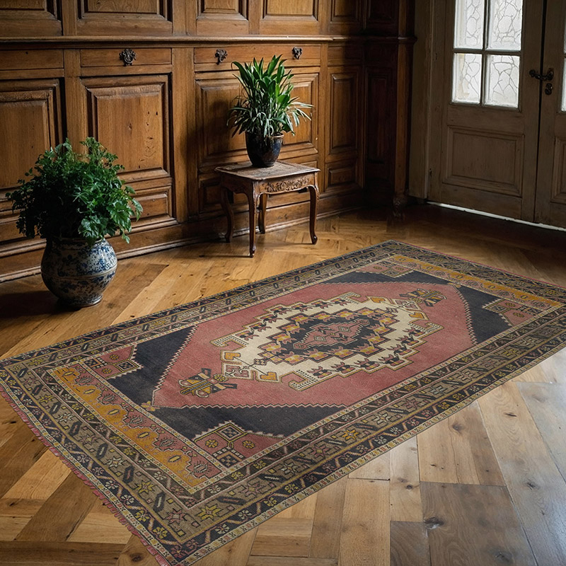 El Dokuma Vintage Hali - 142 cm x 243 cm - K0089759