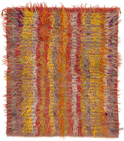 Vintage Anadolu Tülü - 147 cm x 168 cm