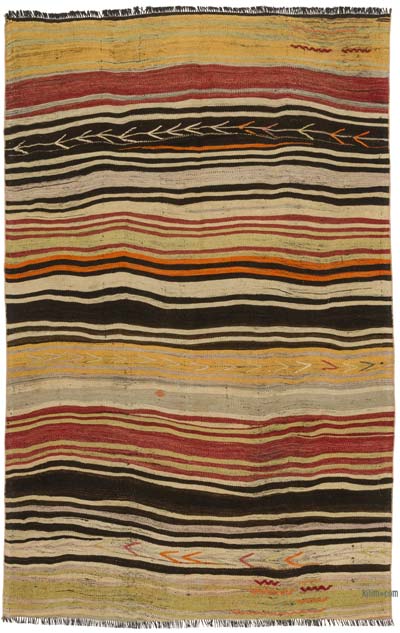 Vintage Anadolu Kilim - 140 cm x 217 cm