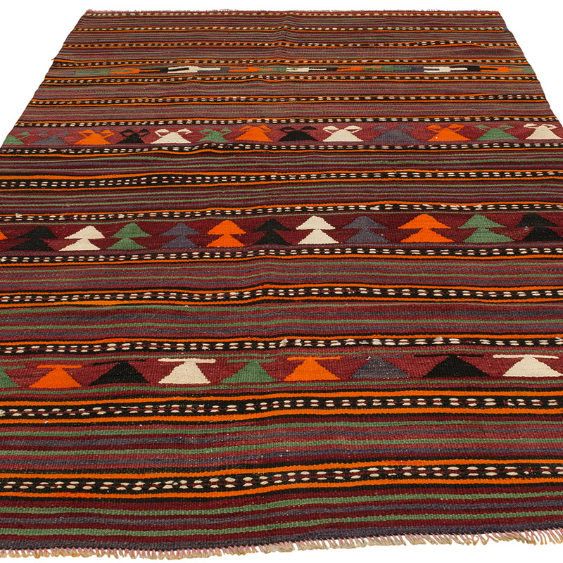 Alfombra Konya Kilim Vintage - 141 cm x 258 cm - K0089764