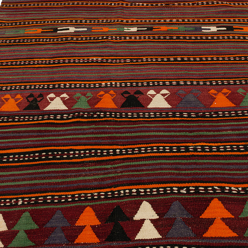 Alfombra Konya Kilim Vintage - 141 cm x 258 cm - K0089764