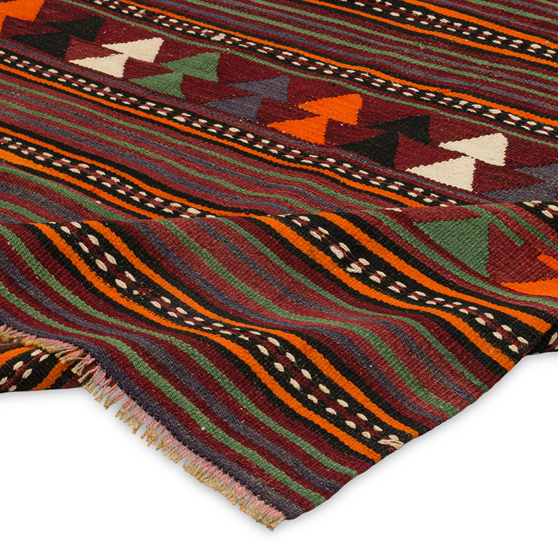 Alfombra Konya Kilim Vintage - 141 cm x 258 cm - K0089764