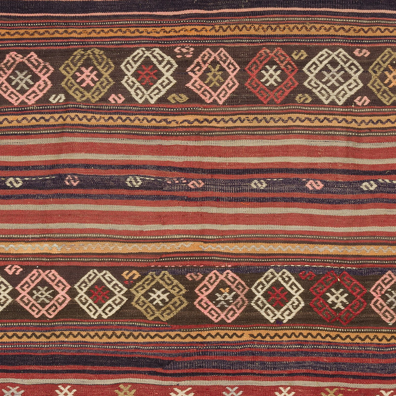 Vintage Turkish Kilim Rug - 5' 5" x 7' 3" (65" x 87") - K0089766