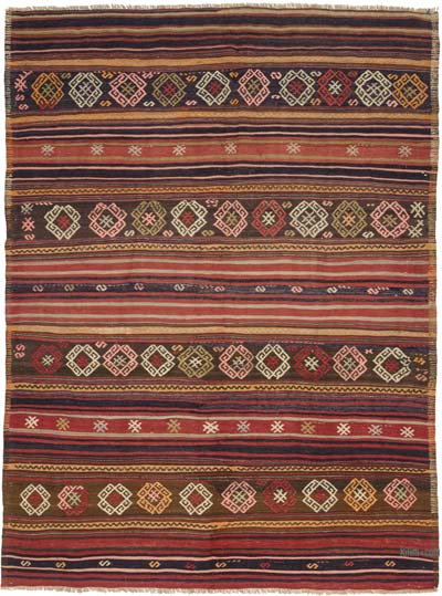 Alfombra Vintage Kilim Turca - 165 cm x 221 cm