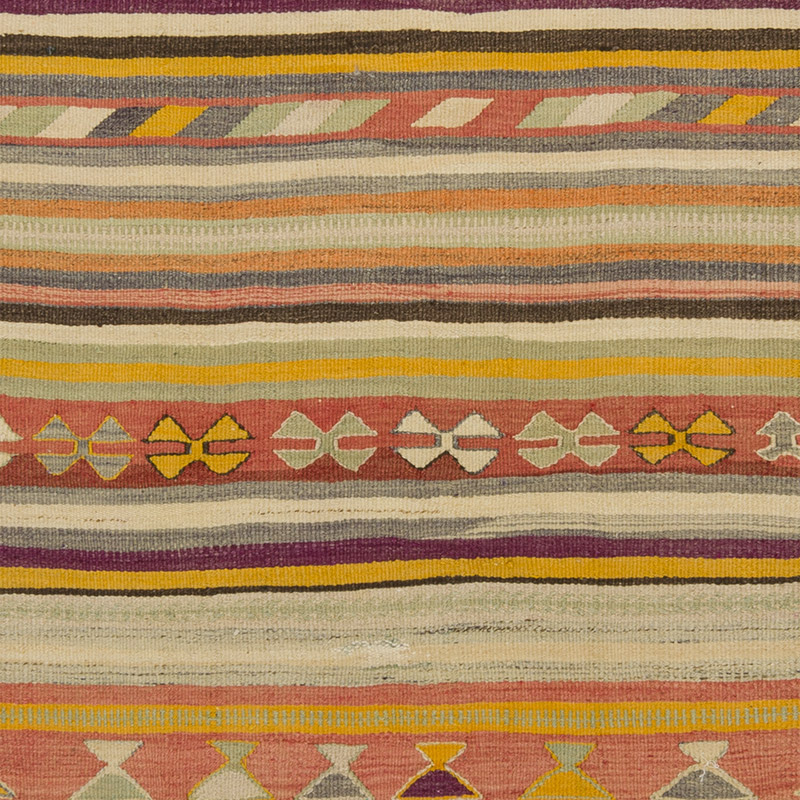 Alfombra Vintage Anatolian Kilim - 127 cm x 300 cm - K0089774