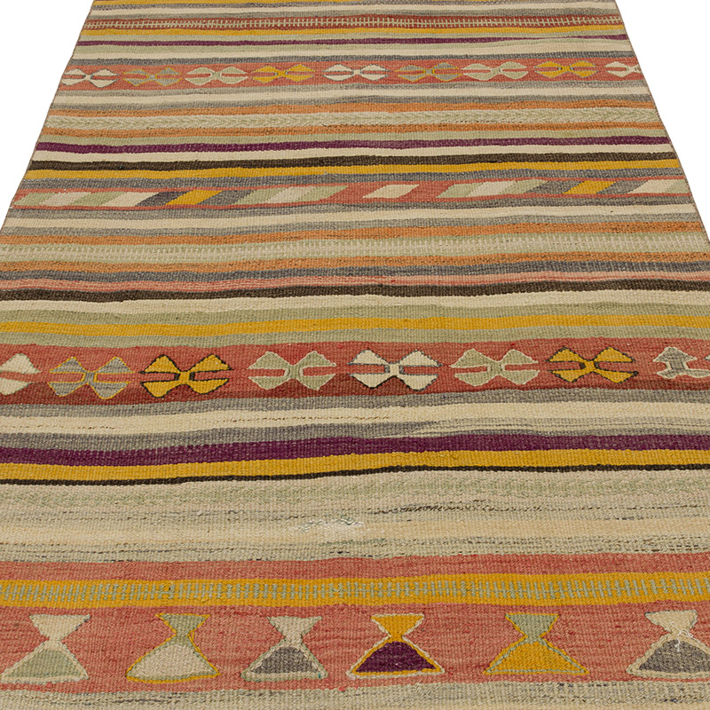 Alfombra Vintage Anatolian Kilim - 127 cm x 300 cm - K0089774