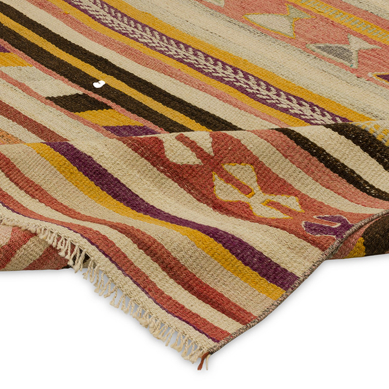 Alfombra Vintage Anatolian Kilim - 127 cm x 300 cm - K0089774
