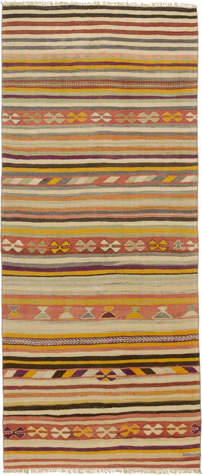 Alfombra Vintage Anatolian Kilim - 127 cm x 300 cm