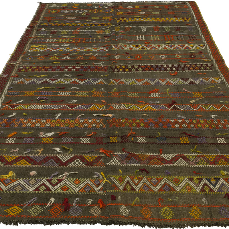 Vintage Anatolian Kilim Rug - 4' 4" x 8' 3" (52" x 99") - K0089778