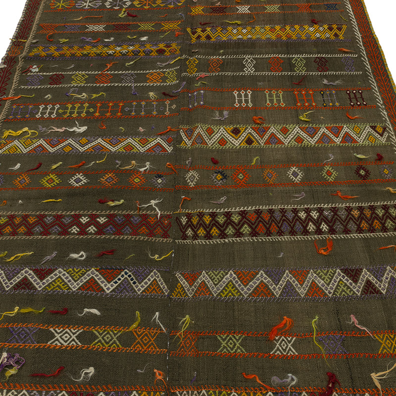 Vintage Anatolian Kilim Rug - 4' 4" x 8' 3" (52" x 99") - K0089778