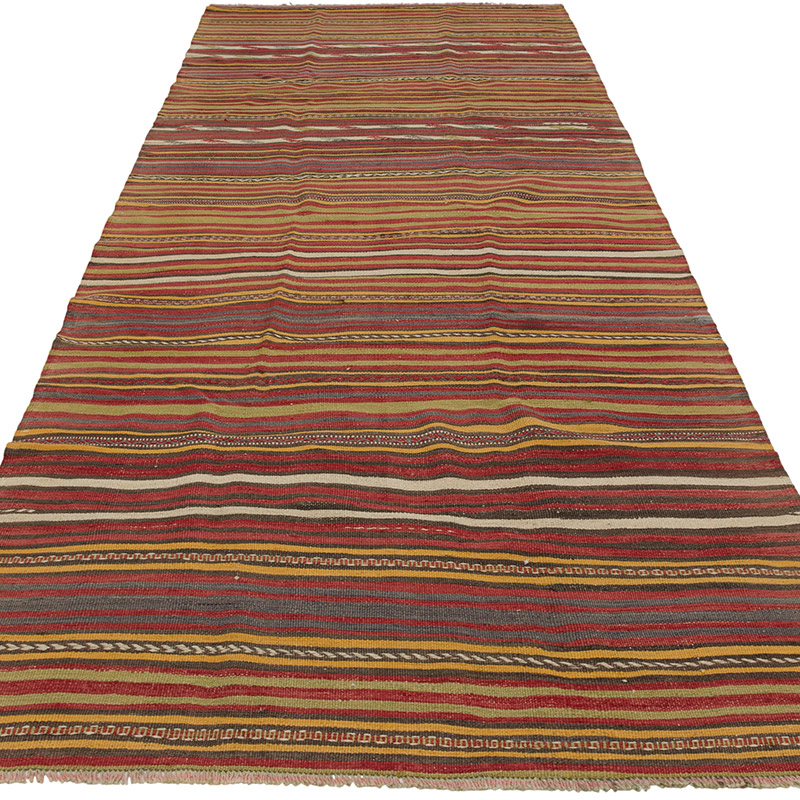 Alfombra Vintage Anatolian Kilim - 122 cm x 320 cm - K0089780