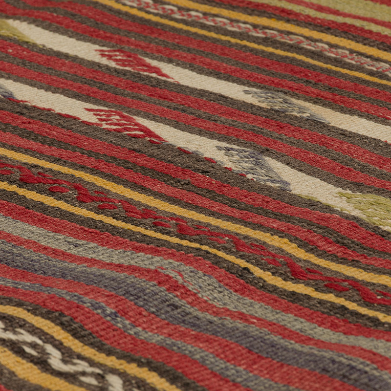 Alfombra Vintage Anatolian Kilim - 122 cm x 320 cm - K0089780