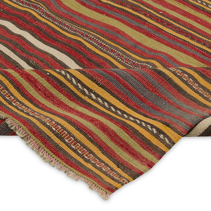 Alfombra Vintage Anatolian Kilim - 122 cm x 320 cm - K0089780