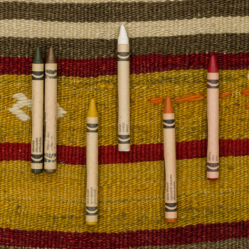 Çizgili Vintage Kilim Yolluk - 79 cm x 520 cm - K0089783